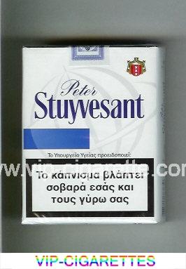 Peter Stuyvesant 25 white and blue cigarettes soft box