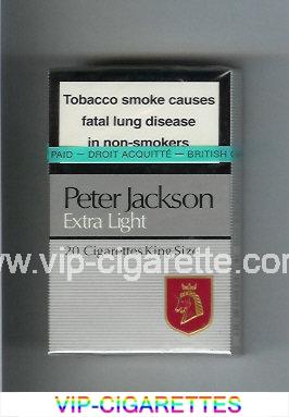 Peter Jackson Extra Light 20 cigarettes King Size hard box