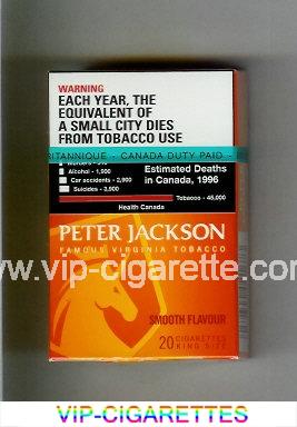 Peter Jackson Smooth Flavour cigarettes hard box