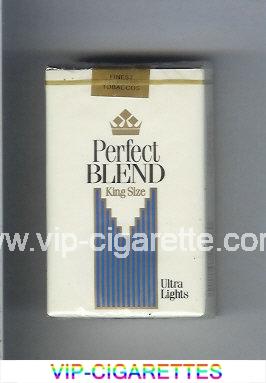 Perfect Blend King Size Ultra Lights cigarettes soft box