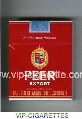 Peer Export Aromatisch Wurzig 25 red cigarettes hard box