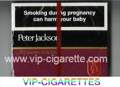 Peter Jackson Filter 25 cigarettes King Size wide flat hard box