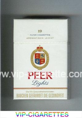 Peer Lights white cigarettes hard box