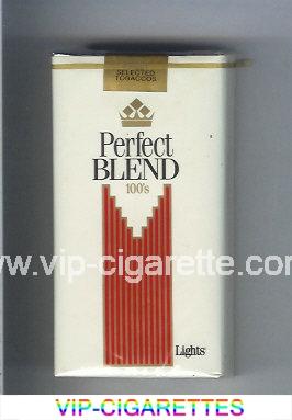 Perfect Blend 100s Lights cigarettes soft box