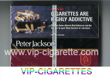 Peter Jackson Filter 25 cigarettes wide flat hard box