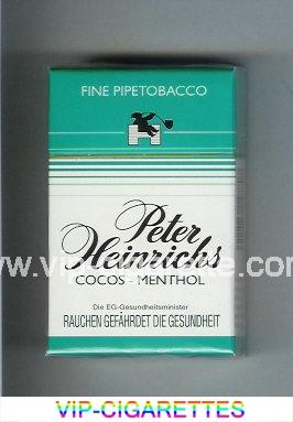 Peter Heinrichs Cocos-Menthol Fine Pipetobacco cigarettes hard box