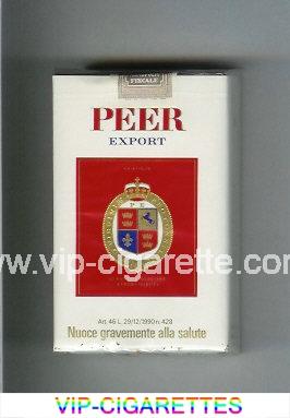 Peer Export white and red cigarettes soft box