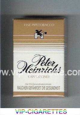 Peter Heinrichs Cappuccino Fine Pipetobacco cigarettes hard box