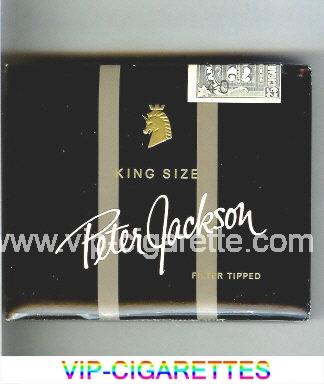 Peter Jackson Filter Tipped King Size 25 cigarettes wide flat hard box