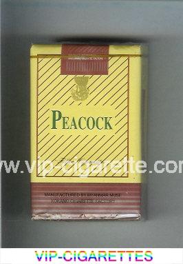 Peacock yellow and brown cigarettes soft box
