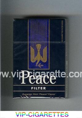 Peace Filter blue cigarettes hard box