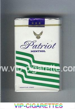 Patriot Menthol cigarettes soft box