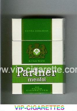 Partner Menthol King Size cigarettes hard box