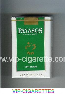Payasos Mentolados Desde 1936 Con Filtro cigarettes soft box