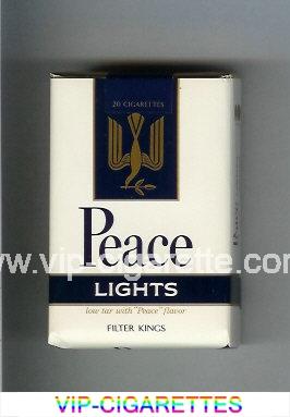 Peace Lights white and blue cigarettes soft box