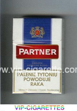 Partner Smooth American Blend cigarettes hard box