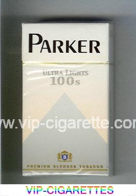 Parker Ultra Lights 100s cigarettes hard box