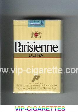 Parisienne Ultra yellow cigarettes soft box