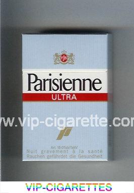 Parisienne Ultra blue cigarettes hard box