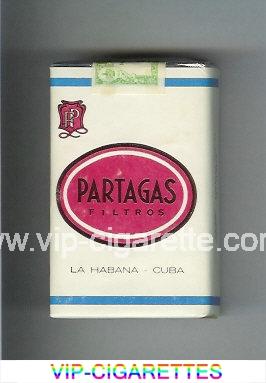 Partagas Filtros white and red cigarettes soft box