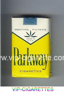 Parkway Menthol Filters cigarettes soft box