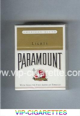 Paramount American Blend Lights cigarettes hard box