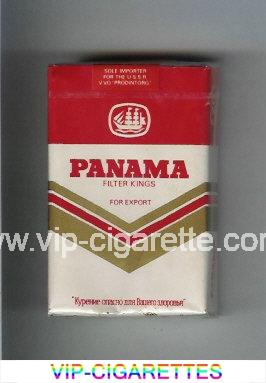 Panama Filter Kings white and red cigarettes soft box