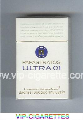 Papastratos Ultra 01 cigarettes hard box