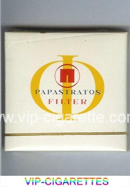 Papastratos Filter cigarettes wide flat hard box