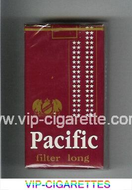 Pacific 100s red cigarettes soft box