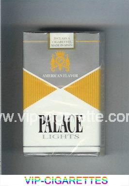 Palace Lights silver and yellow and white cigarettes soft box