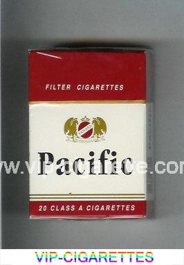 Pacific white and red cigarettes hard box