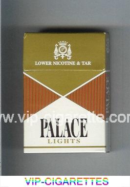 Palace Lights gold and brown and white cigarettes hard box