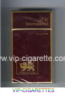 PM International Filter 100s cigarettes hard box