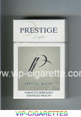 P Prestige Lights Special Blend cigarettes hard box