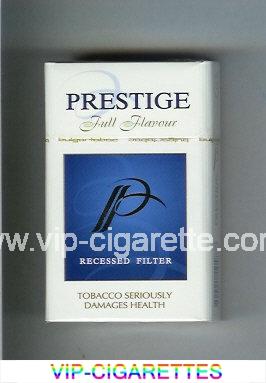 P Prestige Full Flavour Recessed Filter cigarettes hard box