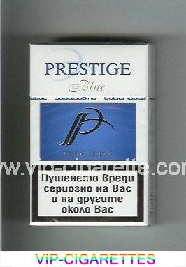P Prestige Blue cigarettes hard box