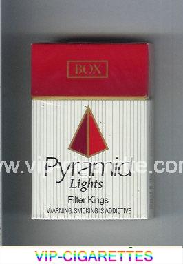 Pyramid Lights Filte Kings cigarettes hard box