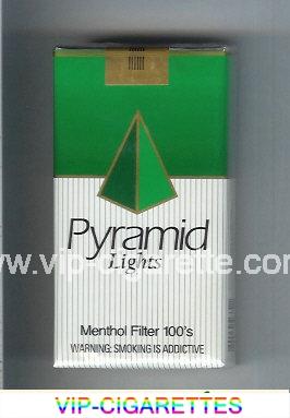 Pyramid Lights Menthol Filter 100s cigarettes soft box