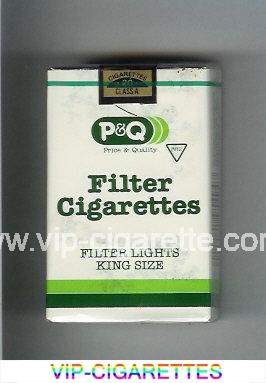 PandQ Filter Cigarettes Filter Lights King Size Cigarettes soft box