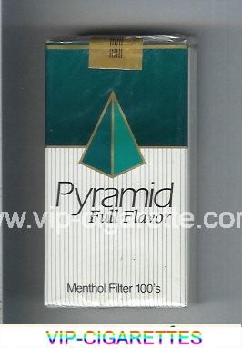 Pyramid Full Flavor Menthol Filter 100s cigarettes soft box