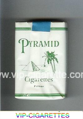 Pyramid Cigarettes Filter white and green soft box