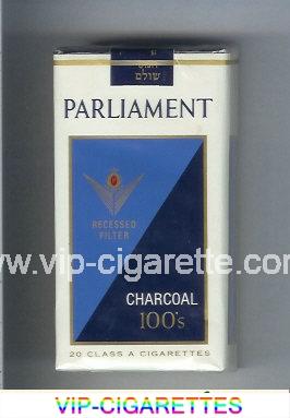 Parliament Charcoal 100s cigarettes soft box