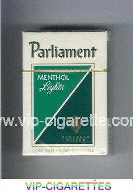Parliament Menthol Lights cigarettes hard box