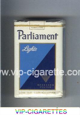 Parliament Lights Recessed Filter cigarettes soft box