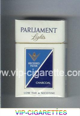 Parliament Lights Charcoal cigarettes hard box