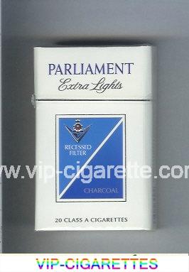 Parliament Extra Lights Charcoal cigarettes hard box
