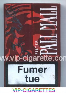 Pall Mall Famous American Cigarettes Filter 20 cigarettes Acrylic Pack