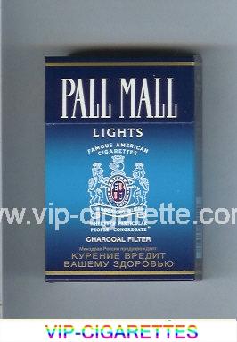 Pall Mall Charcoal Filter Lights cigarettes hard box