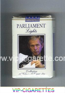 Parliament design with George Bush Lights cigarettes soft box